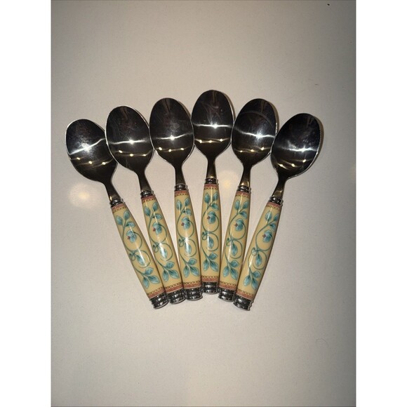 Pfaltzgraff Vintage French Quarter Stainless Silverware Flatware - 30 Pieces - Picture 3 of 7